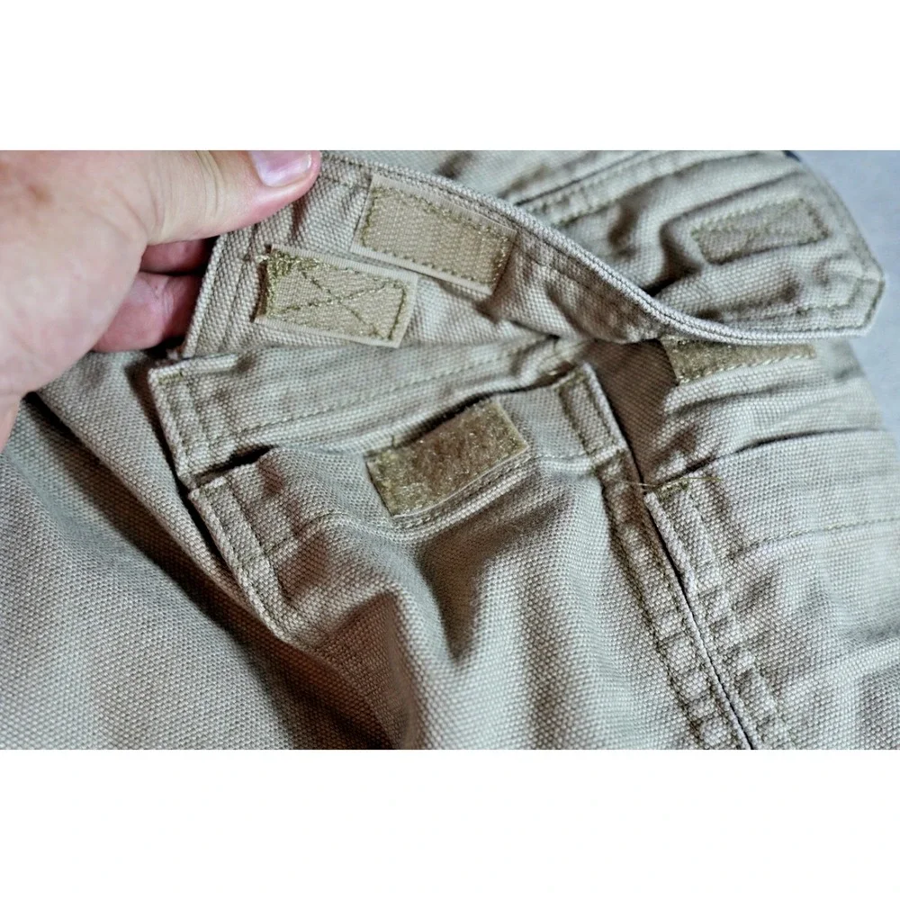 Duluth Trading Cargo Pants Mens 42x28 Relaxed Fit Workwear Heavy Duty Canvas